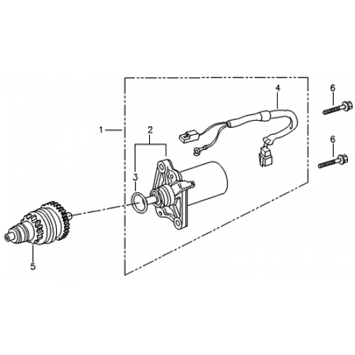 Starting Motor (Adly ATV 90RV 4T) Starting Motor (Adly ATV 90RV 4T)