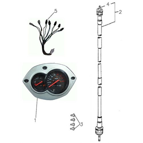 Speedometer (Adly GTA-50 2010)