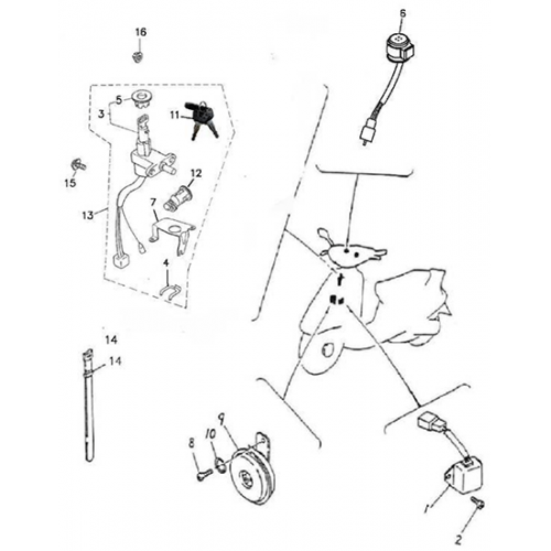 Electrical Equipment (Adly GTA-50 2010)