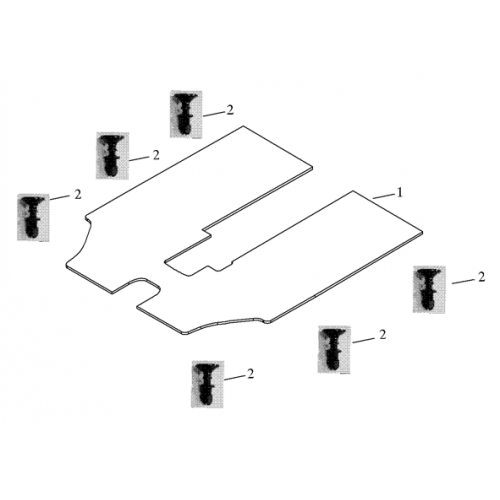 Floor Mat | Rivet (Adly Mini Car 320)