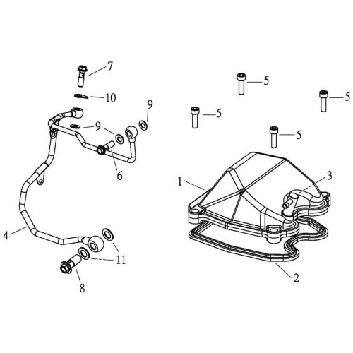 Cylinder Head Cover (Adly Mini Car 320) Cylinder Head Cover (Adly Mini Car 320)