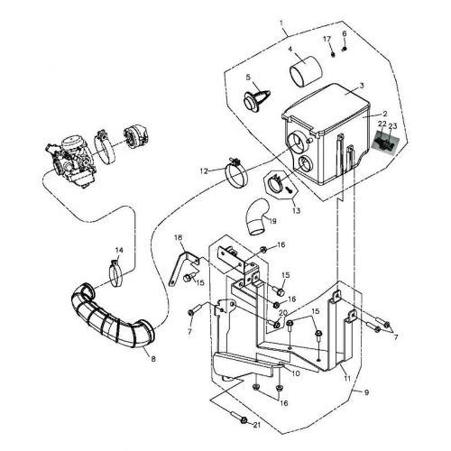Air Cleaner (Adly Mini Car 320)
