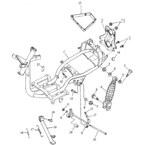 Frame Body (Adly PANTHER-50 '06)