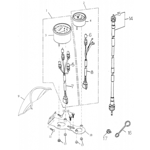 Speedometer (Adly PANTHER-50 '06)