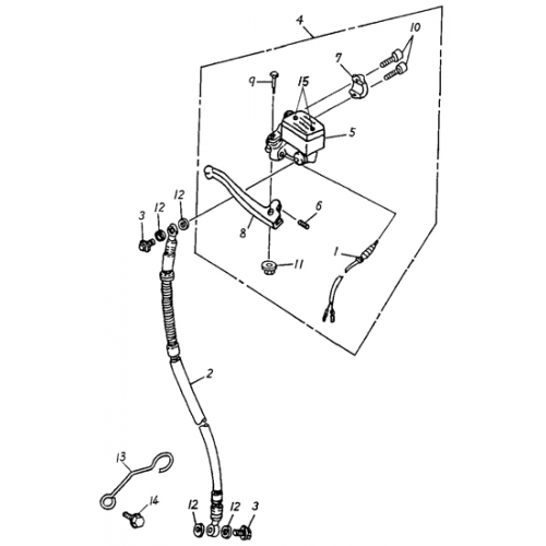 Front Master Cylinder (Adly PANTHER-50 '06)