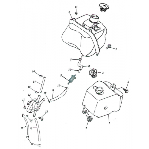 Fuel Tank | Oil Tank (ADLY GTC-50) Fuel Tank | Oil Tank (ADLY GTC-50)