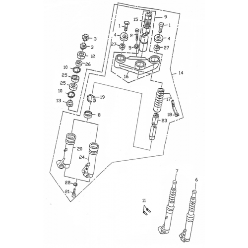 Front Fork (ADLY GTC-50)