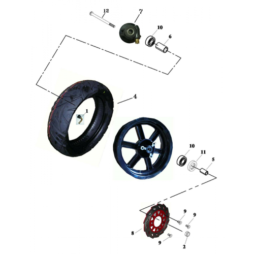 Front Wheel (ADLY GTC-50)