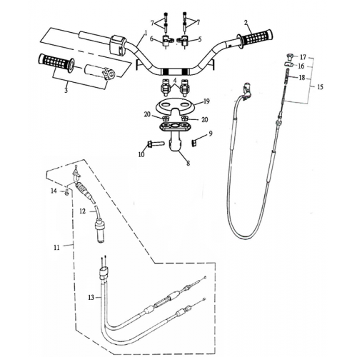 Handlebar (ADLY GTC-50) Handlebar (ADLY GTC-50)