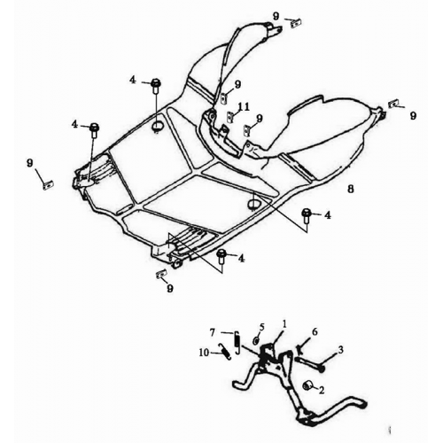 Floor Panel | Main Stand (ADLY GTC-50)