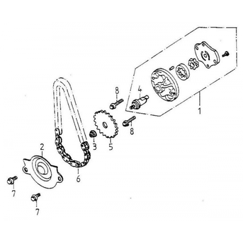 Oil Pump (Adly Super Sonic SS-125D)
