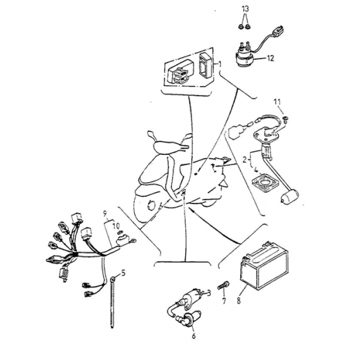 Electrical Equipment | C.D.I (Adly Super Sonic SS-125D) Electrical Equipment | C.D.I (Adly Super Sonic SS-125D)
