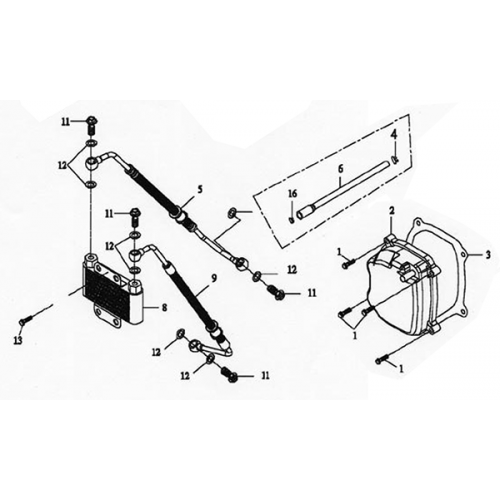 Cylinder Head Cover (Lambretta UNO150)