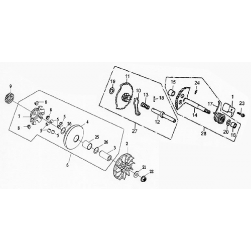 Drive Face (Lambretta UNO150)
