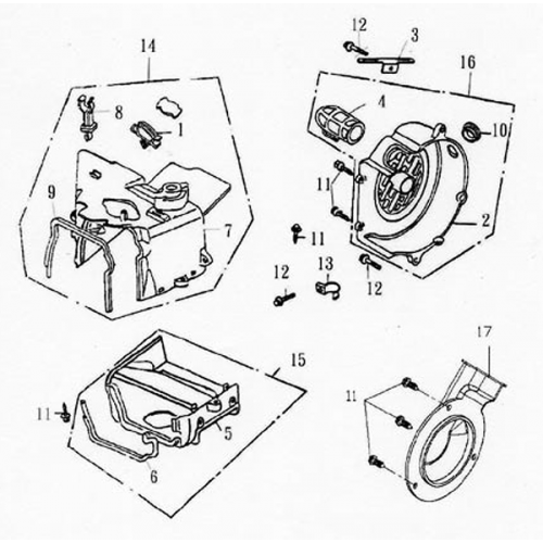 Fan Cover | Shroud (Lambretta UNO150) Fan Cover | Shroud (Lambretta UNO150)