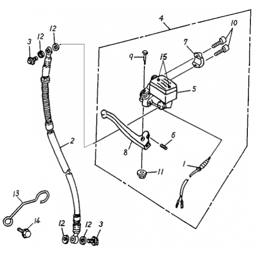 Master Cylinder (Silver Fox (4 Stroke))