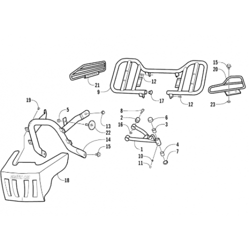 A-arm | Floor Pabel | Bumber (Arctic Cat 90 2T)