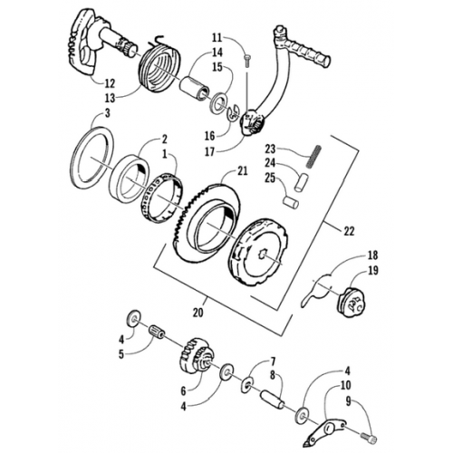 Starter (Arctic Cat 90 2T)