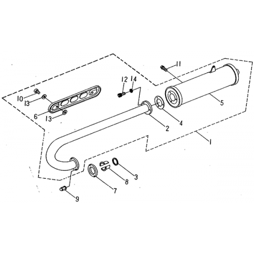 Exhaust Muffler (Barossa ATV 170)