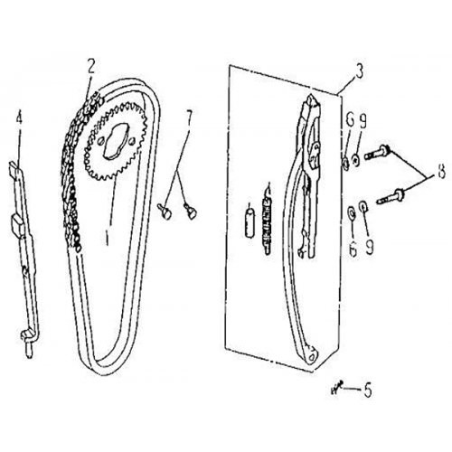 Fain Chain Tensioner (Barossa Silverhawk 250)