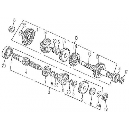 Transmission | Starter (Barossa Silverhawk 250)