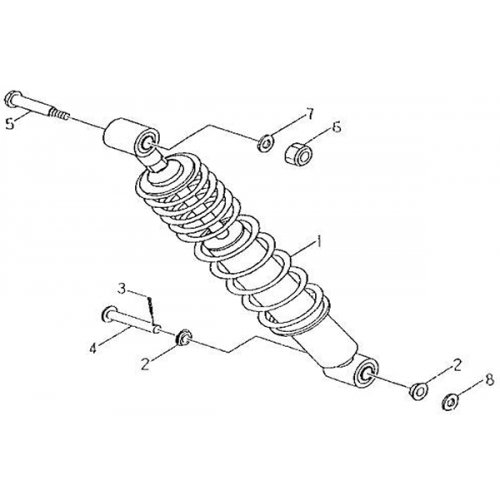 Rear Suspension (Barossa Silverhawk 250) Rear Suspension (Barossa Silverhawk 250)