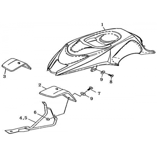 Front Fender (Barossa Silverhawk 250)