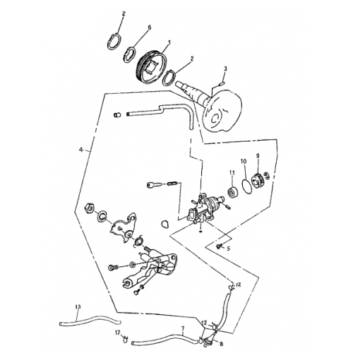 Oil Pump (Bombardier Mini DS 50 2T) Oil Pump (Bombardier Mini DS 50 2T)