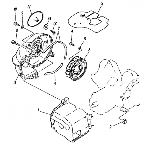 Fan | Air Shroud (Bombardier Mini DS 90 2T)