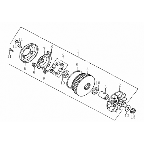 Drive Pulley (Dazon Buggy 175)