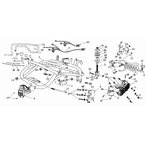 Swing Arm Composition Rear (Dazon Buggy 175)