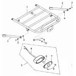 Luggage Carrier, Tail Light