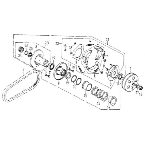 Driven Face (Adly GK-125 2009) Driven Face (Adly GK-125 2009)