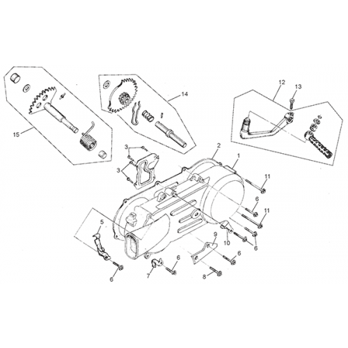 Left Cover (Kasea Adventure Buggy 150)