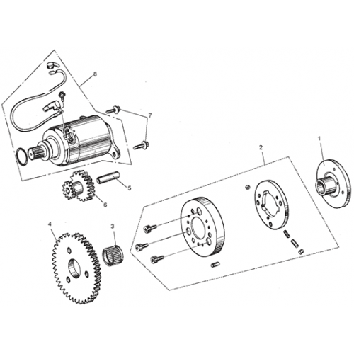 Electric Starter (Kasea Adventure Buggy 150)