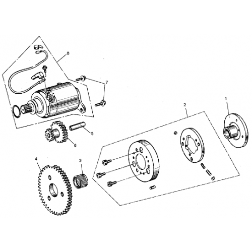 Electric Starter (Kasea LM150IIR 2003)