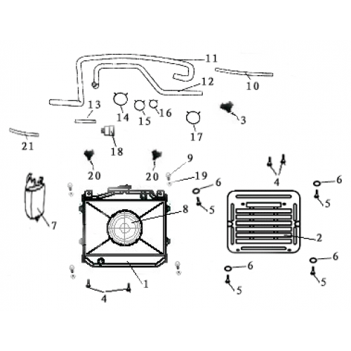 Water Tank Assembly (Dazon Raider 250D 2006 and Earlier) Water Tank Assembly (Dazon Raider 250D 2006 and Earlier)