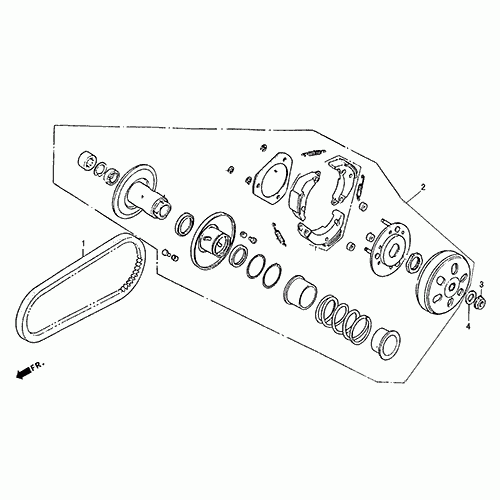 Driven Pulley (Dazon Raider 150 2005 and Older)