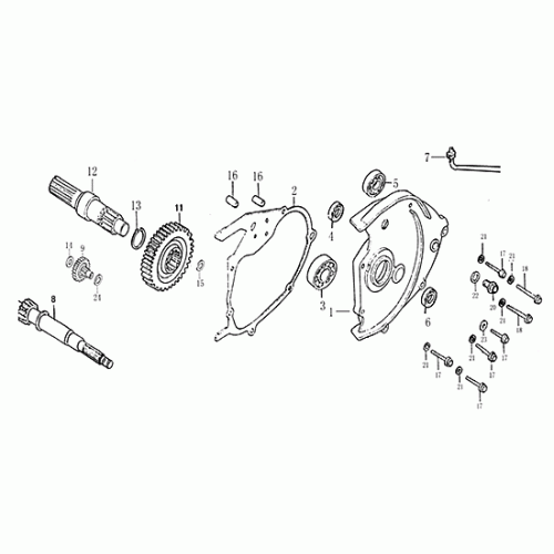 Transmission (Dazon Raider 250 2005 and Older)