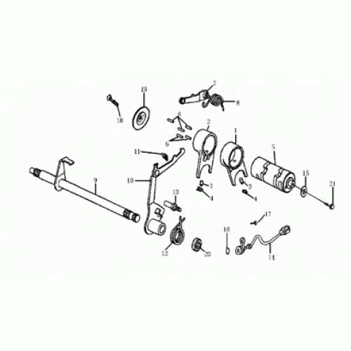 Gearshift Drum (Dazon Raider 90 2005 and Older)