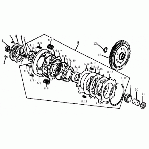 Clutch (Dazon Raider 90 2006 and Earlier) Clutch (Dazon Raider 90 2006 and Earlier)