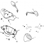 Head Light, Rear View Mirror